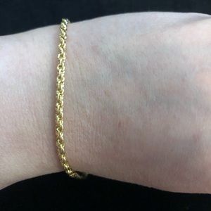 Rope chain bracelet